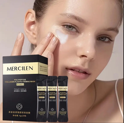 Подхранваща и стягаща кожата колагенова нощна маска - 20 в кутия, Mercilen