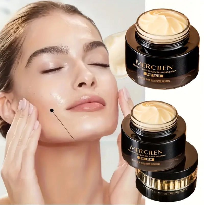 Хидратиращ крем за лице, който осигурява анти-ейдж грижа, дълбока хидратация и гладка текстура на кожата, Mercilen