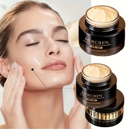 Хидратиращ крем за лице, който осигурява анти-ейдж грижа, дълбока хидратация и гладка текстура на кожата, Mercilen