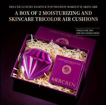 Хидратиращ тонален крем с многоцветна адаптация за всички типове кожа, с естествен завършек, който осигурява равномерно покритие и овлажняващ ефект, Mercilen CC