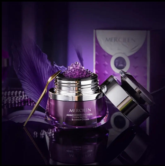 Овлажняващ крем-есенция с колаген 30g, подходящ за всички типове кожа, Mercilen